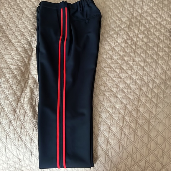 Zadig & Voltaire black Pomelo trousers w/ red stripe Size 36 - Picture 6 of 12